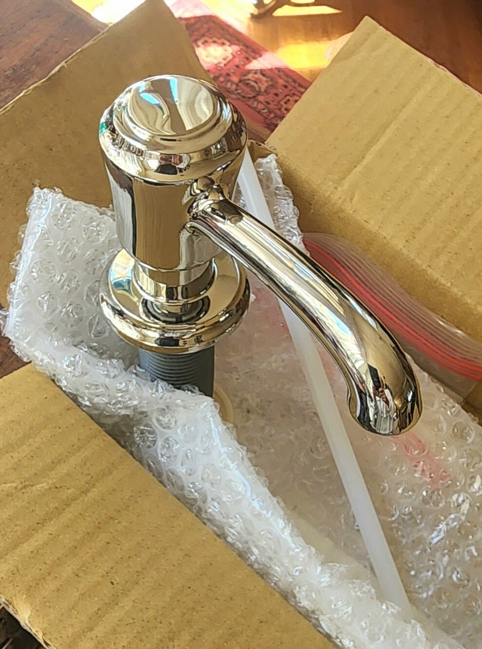 Delta RP71543PN Polished Nickel Kitchen Sink Soap Dispenser
